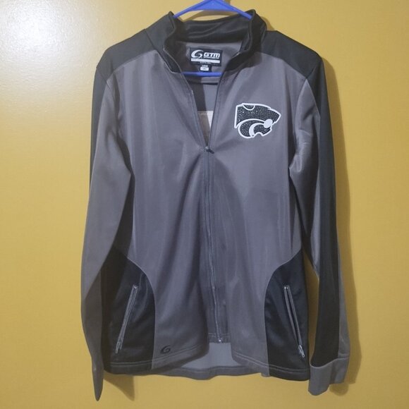 GTM Sportswear "Kansas State Wildcats" Jewel Embellished Track Jacket XL College - Picture 3 of 7